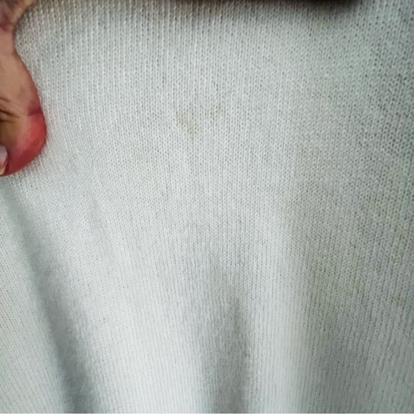 J. McLaughlin Ivory Knit Sweater Angora Wool Blend XL - Picture 9 of 11